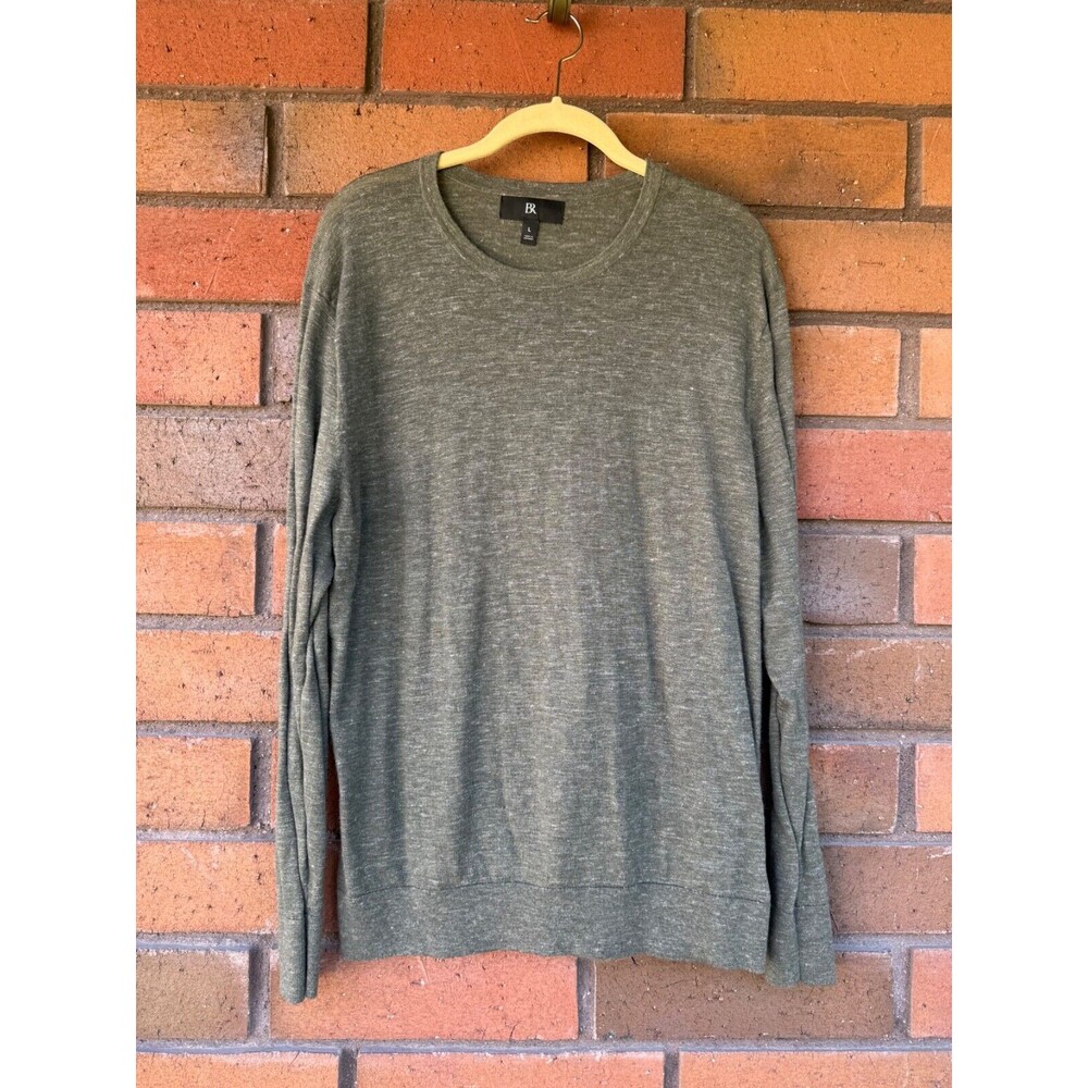 Banana Republic Crew Neck Sweater Long Sleeve | Green |‎ Size Large